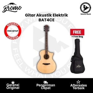 Gitar Akustik Elektrik Bromo BAT4CE Natural