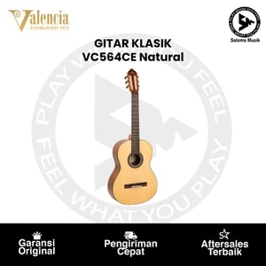Gitar Klasik Valencia VC564CE Natural Original