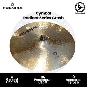 Cymbal FOENIXA Radiant Series Crash Varian Ukuran Original