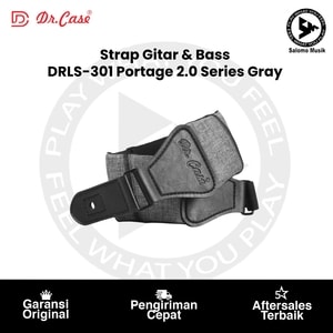 Strap Gitar & Bass Dr. Case DRLS-301 Portage 2.0 Series Gray