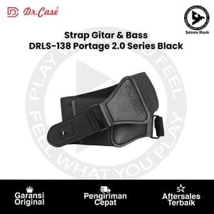 Strap Gitar & Bass Dr. Case DRLS-138 Portage 2.0 Series Black