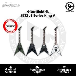 Gitar Elektrik Jackson JS32 JS Series King V Amaranth FB Varian Warna Original