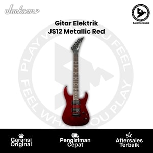 Gitar Elektrik Jackson JS12 JS Series Dinky Metallic Red