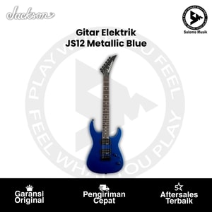 Gitar Elektrik Jackson JS12 JS Series Dinky Metallic Blue