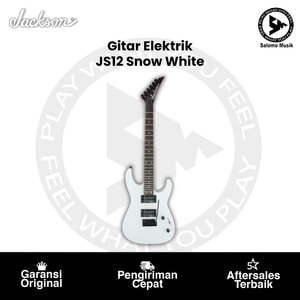 Gitar Elektrik Jackson JS12 JS Series Dinky Snow White
