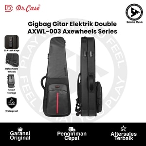 Gigbag Gitar Elektrik Double Dr. Case AXWL-003 Axewheel Series
