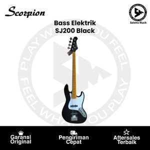 Bass Elektrik Scorpion SJ200 Deluxe Series Black