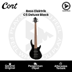Bass Elektrik Cort C5 Deluxe Artisan Series Black