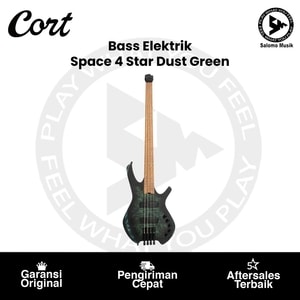 Bass Elektrik Cort Space 4 SDG Artisan Series Star Dust Green