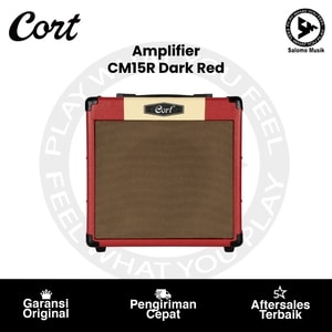 Amply Gitar Cort CM15R Dark Red