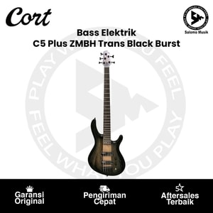 Bass Elektrik Cort C5 Plus Artisan Series ZBMH TBB Trans Black Burst