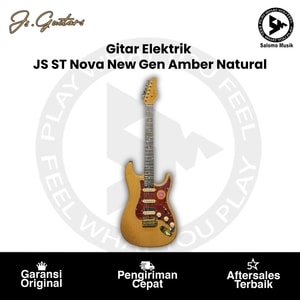 Gitar Elektrik Js Guitar Js ST Nova New Gen Gold Hardware Amber Natural
