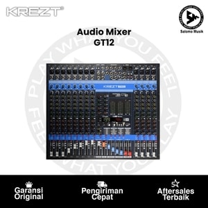 Audio Mixer KREZT GT12 DSP Effect Professional Mixer Original