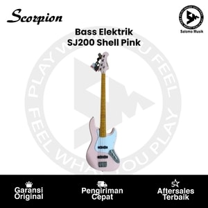 Bass Elektrik Scorpion SJ200 Deluxe Series Shell Pink