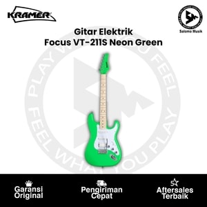 Gitar Elektrik Kramer Focus VT211S KF21NGCT1 Neon Green