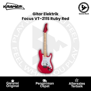 Gitar Elektrik Kramer Focus VT211S KF21RUCT1 Ruby Red