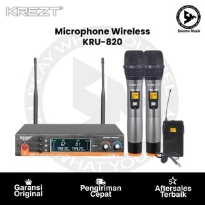 Microphone Wireless KREZT KRU-820 Original
