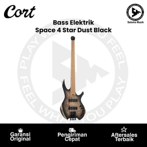 Bass Elektrik Cort Space 4 SDB Artisan Series Star Dust Black