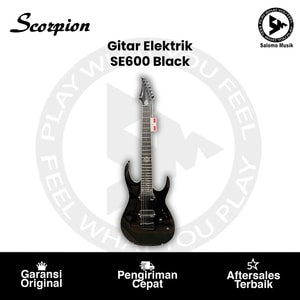 Gitar Elektrik Scorpion SE-600 Deluxe Series Black