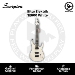 Gitar Elektrik Scorpion SE-600 Deluxe Series White