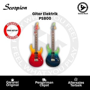 Gitar Elektrik Scorpion PS-800 PS Nova Series Varian Warna Original