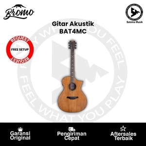 Gitar Akustik Bromo BAT4MC Mahogany Cutway Original