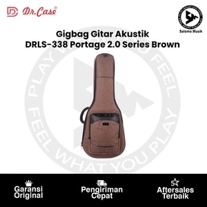 Gigbag Gitar Akustik Dr. Case DRLS-338 Portage 2.0 Brown