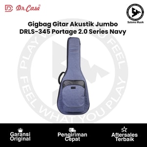 Gigbag Gitar Akustik Jumbo Dr. Case DRLS-345 Portage 2.0 Series Navy