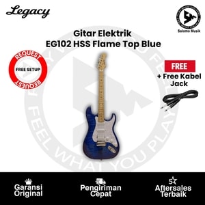 Gitar Elektrik Legacy EG102 HSS Flame Top Blue