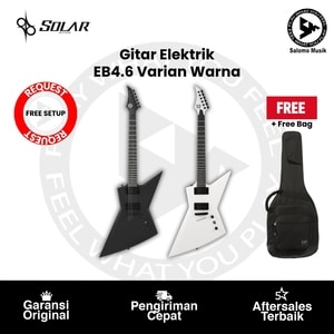 Gitar Elektrik Solar EB4.6 Varian Warna Original + Free Bag