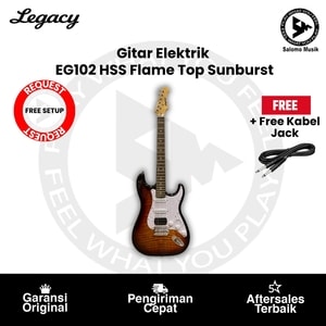 Gitar Elektrik Legacy EG102 HSS Flame Top Sunburst
