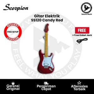 Gitar Elektrik Scorpion SS120 Strat Style HSS CAR