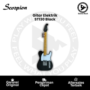 Gitar Elektrik Scorpion Tele Style ST130 Black