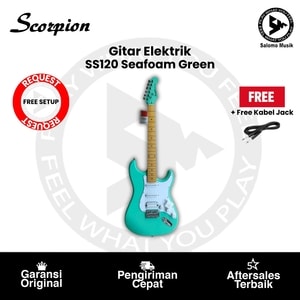 Gitar Elektrik Scorpion SS120 Strat Style HSS SGR