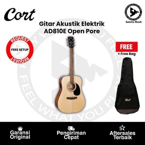 Gitar Akustik Elektrik Cort AD810E Open Pore Original + Free Bag
