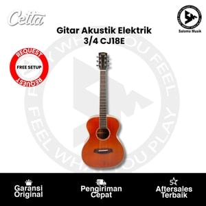 Gitar Akustik Elektrik 3/4 Cetta CJ18E Varian Warna Original