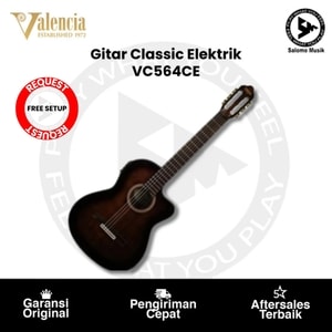 Gitar Klasik Elektrik Valencia VC564CE Original