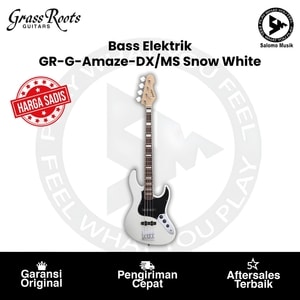 Bass Elektrik Grass Roots GR-G-Amaze-DX/MS SW Snow White by ESP