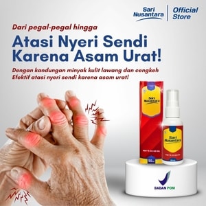 Minyak Pijat Sari Nusantara Atsiri 100% Minyak Pijat Minyak Balur Minyak Gosok Darah Tinggi Hipertensi Diabetes Pasca Stroke Linu Pegal Nyeri Sendi Keseleo Encok Gigitan Serangga