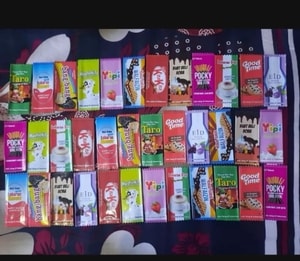 amplop lebaran motif snack jajan viral