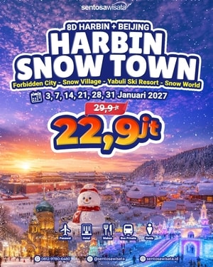 Paket Tour harbin Januari