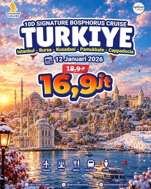 Paket tour turki Januari 2027