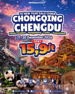 tour china cehngdu chongqing tahun baru