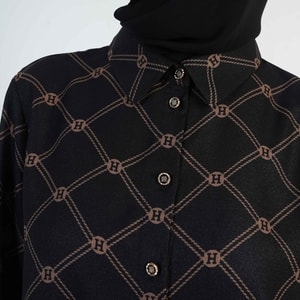 HIKMAT B1349 - Baraka Lines Blouse