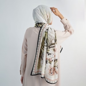 HIKMAT S20453 - Forest Charm Phasmina Headscarf