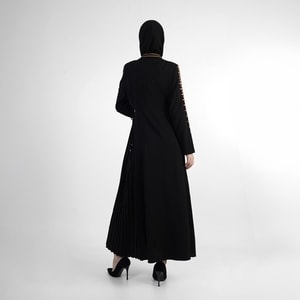 HIKMAT A3751 - Noura Ripple Abaya