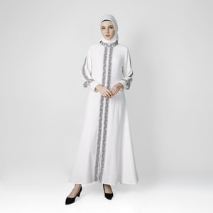 HIKMAT A2282 - Majestic Gleam Abaya