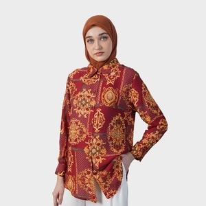 HIKMAT B4467 - Royal Emblem Blouse