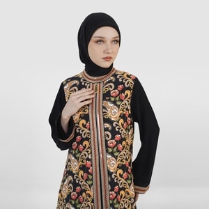 HIKMAT A1374 - Florcrest Era Abaya