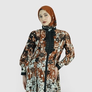 HIKMAT A4138 - Ronce Fleurie Abaya Abaya